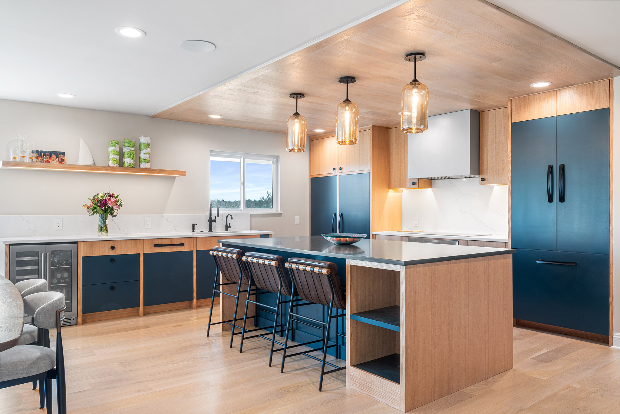 Domers Construction - First Floor Guestroom, Bathroom, Den, Living Room and Stairs